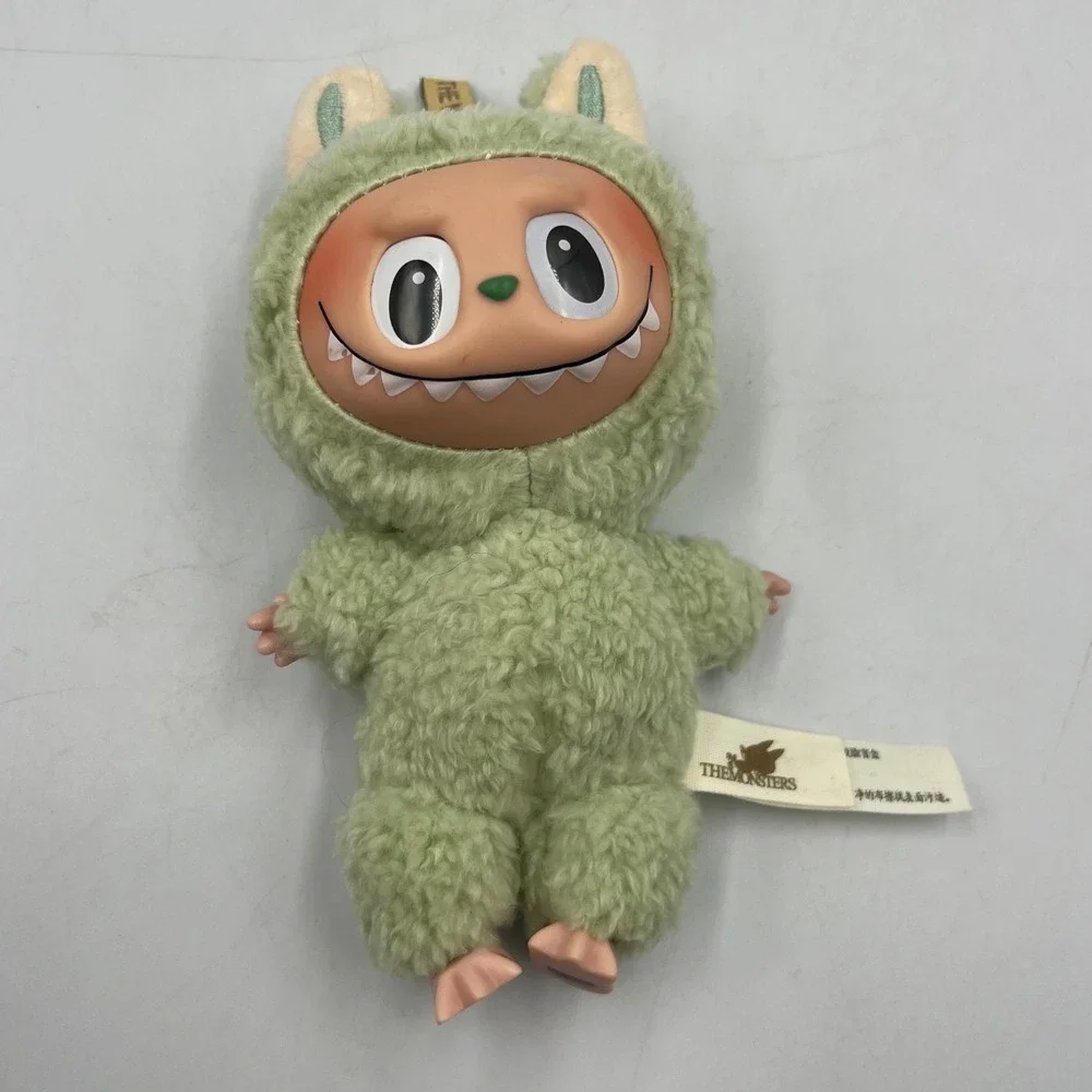POP MART Style Green Grape The Monsters Exciting Macaron Plush Keychain 6